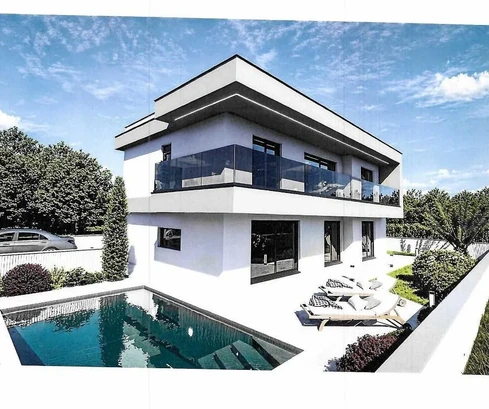 Stavební pozemek 400 m² s ideovým projektem