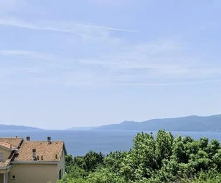 Marceljeva Draga, appartamento con grande giardino e vista mare
