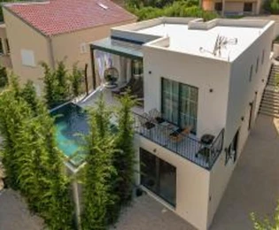 Zadar, Pridraga lussuosa villa moderna con piscina e vista panoramica sul mare a Pridraga