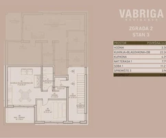 Istria, Vabriga: Byt s terasou blízko mora