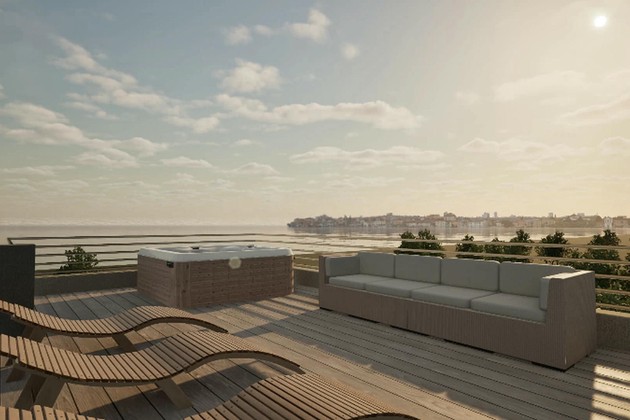 Modern Penthouse with Panoramic Views of the Zadar Archipelago