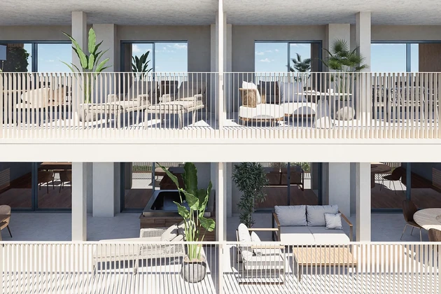 Istrie, Umag, appartement de luxe au rez-de-chaussée avec jardin de 104 m²