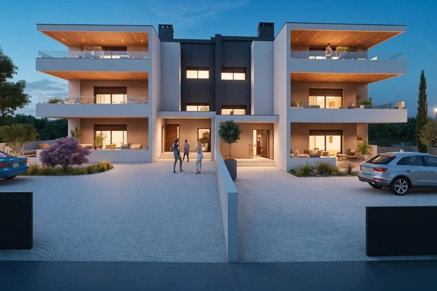 Istrien, Barbariga, Luxuswohnung mit Panoramablick auf das Meer
