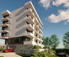 Rijeka, Zamet, novostavba třípokojového bytu, 80,17 m², výtah, výhled na moře