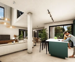 Istrie, Umag: Stavební pozemek s konceptem vily