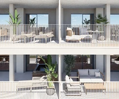 Istrie, Umag, luxusní byt ve třetím patře s krásnou terasou, S303