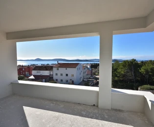 Vodice - Luxusní apartmán S7 se třemi ložnicemi, výhledem na moře, první patro