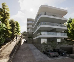 Modern háromszobás apartman eladó Kačjakban Horvátországban