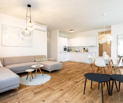 Betina, beautiful three-bedroom apartment with pool and sea view, 112.75 m²