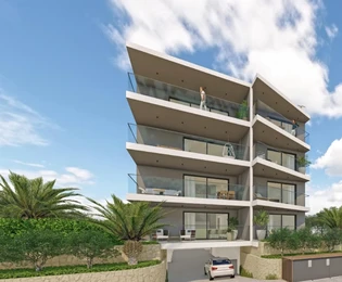 Okrug Gornji, appartamento con due stanze al terzo piano con terrazza sul tetto di 65,10 m²