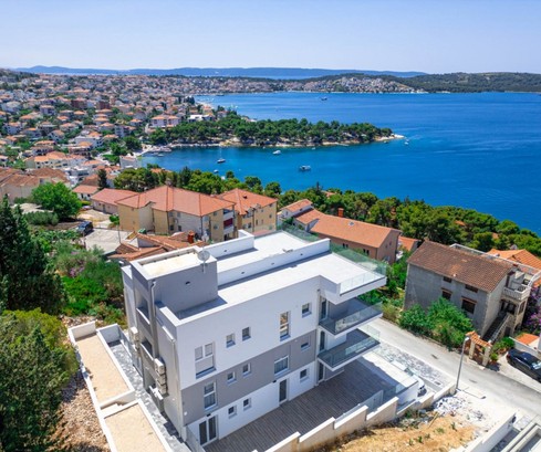 Lujosos apartamentos nuevos en venta en Čiovo cerca del mar