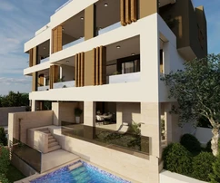 Apartment with panoramic sea view for sale in Primošten in Croatia