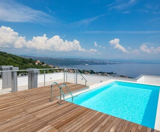 Penthouse mit Panoramablick auf Opatija zu verkaufen in Kroatien