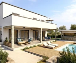 Zadar, Slivnica, splendida villa in costruzione con grande potenziale