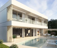 Moderní vila s bazénem na prodej v Supetaru v Chorvatsku