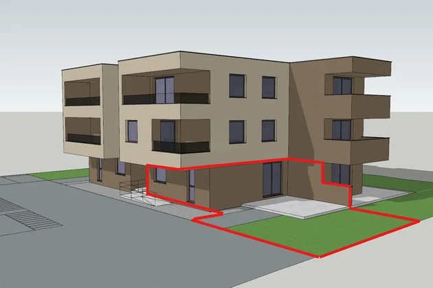 Vodice - Zwei-Zimmer-Wohnung S3 mit Garten, ruhige Lage