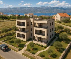 Ražanac, apartments under construction, close to the sea and all amenities