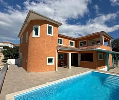 Betiga, Istria: Villa con vistas al mar, piscina y cocina