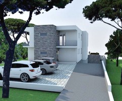 Villa di lusso a Ciovo con piscina, garage, vicino alle spiagge