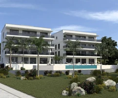 Primošten, two-room apartment on the first floor with a pool, 77.26 m²