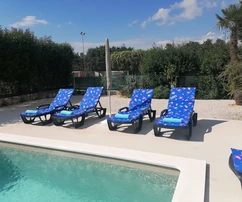 Istria, Poreč: Nowoczesny dom z basenem, widokiem na morze
