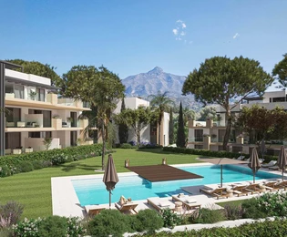 Novi apartmani na golf terenu s pogledom na more u Marbelli