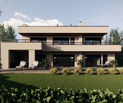 Istria, Poreč: Villa contemporánea con vistas panorámicas al mar