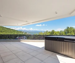 Penthouse for sale with sea view in Opatija in Croatia