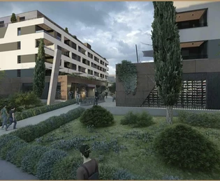 Rijeka, Srdoci, novostavba, třípokojový byt 80,22 m², Budova A, Apartmán A4