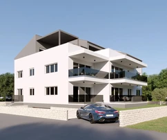 Продажа трехкомнатной квартиры в Ровине недалеко от моря в Хорватии
