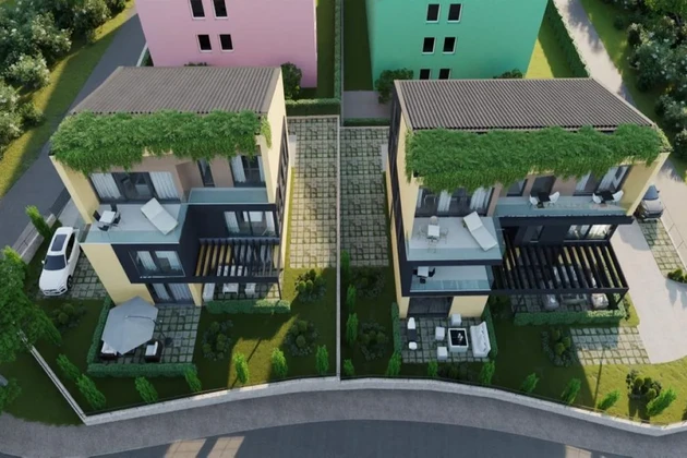 EXCLUSIVE PENTHOUSE IN NEW URBAN VILLA, 500 M FROM THE SEA!
