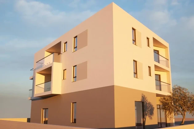 Vodice – Egy hálószobás S1 apartman az első emeleten, 900 m-re a strandtól