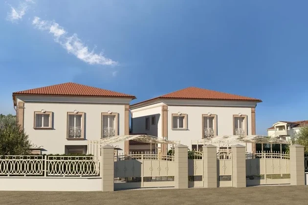 POREČ, SEMI-DETACHED HOUSE MIT POOL, NEUES GEBÄUDE!
