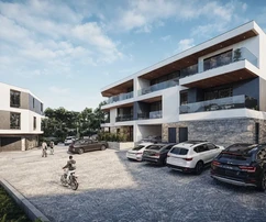 Pula, Istria: Nový penthouse s 3 izbami a terasou