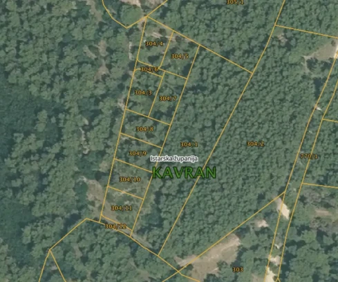 Pozemek Kavran, Marčana, 1 703 m²