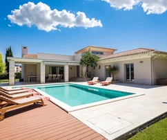 Istrien, Banjole: Luxusvilla nahe der marina