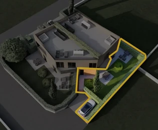 Istrie, Poreč – přízemní byt se zahradou