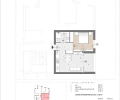 New development | 1-bedroom apartment with large rooftop terrace