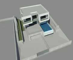 Čiovo, Okrug G, villa de lujo de 344 m2 con piscina y garaje, primera línea de mar