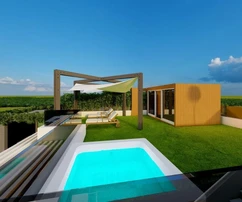 Rošini, Istria: Moderný byt s výhľadom na more