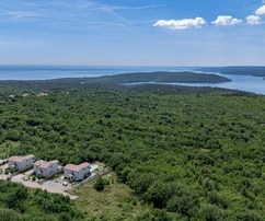 Isztria, Sveti Lovrec Labinski, modern villa panorámás tengerre néző kilátással