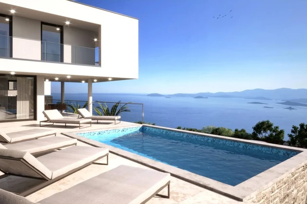 Moderne Villa in Orebić auf der Halbinsel Pelješac zu verkaufen in Kroatien