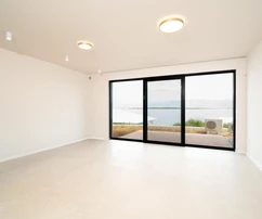 Zadar, Privlaka, luxury two-level apartment with two bedrooms, first row to the sea, 85.05 m²
