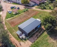 Isztria, Brtonigla: Építési telek 520 m² tenger közelében