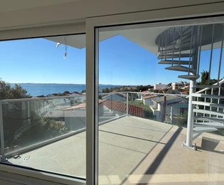 Zadar, Petrčane, Appartamento esclusivo con terrazza sul tetto e vista panoramica sul mare
