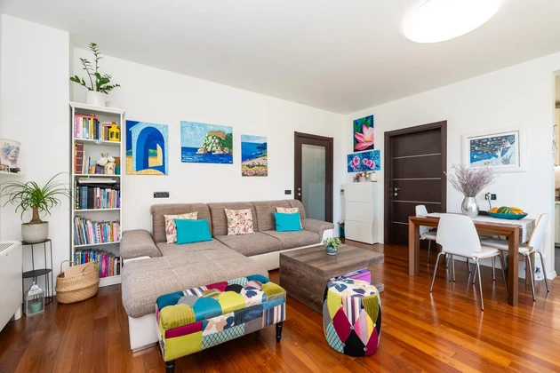 Dubrovnik, Zaton: Apartamento de dos habitaciones con jardín y dos plazas de garaje