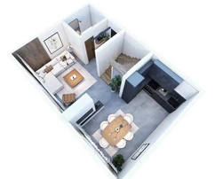 Premantura, Istrien: Neue Maisonetten 300 m vom Meer