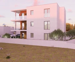 Srima, Vodice - Building plot with permit, 130 m from the beach
