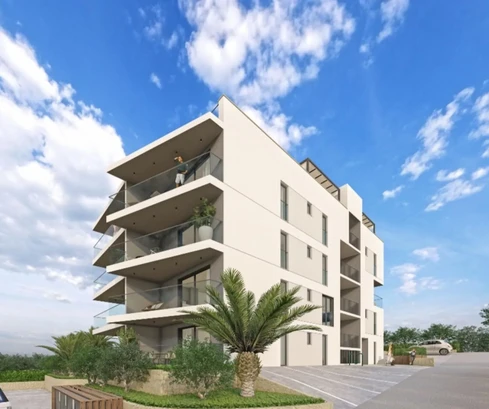 Okrug Gornji, appartamento con quattro stanze al terzo piano con terrazza sul tetto di 101,74 m²