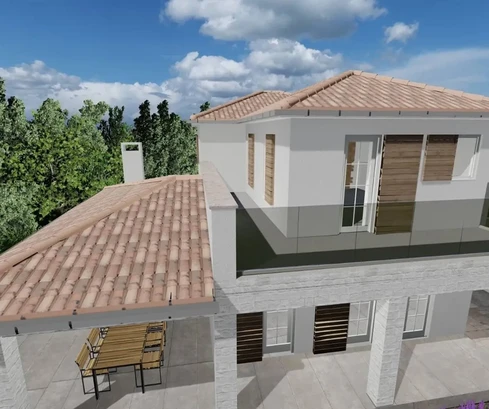 Wolnostojący dom z basenem na sprzedaż w Svetvinčenat w Chorwacji